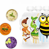 Reusable Baby Food Pouches – Fun Animal Designs for Little Ones