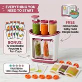 Baby Food Pouch Station – Homemade Meals in Seconds